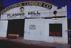 Sebastopol Lumber Company and Planing Mill located at 6794 Depot Street, Sebastopol, California, 1970