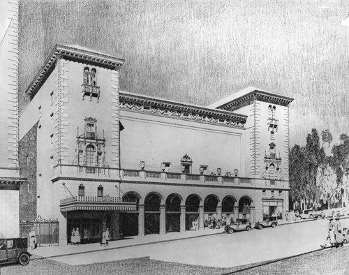 Biltmore Theater, artist's rendering