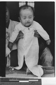 A Korean baby at Fushun, China, 1938