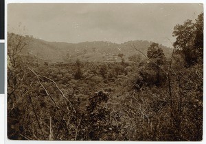 Landscape at Mount Boru in the Botor Mountains, Ethiopia, 1925