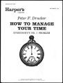 How to manage your time - everybody's no. 1 problem, 1966