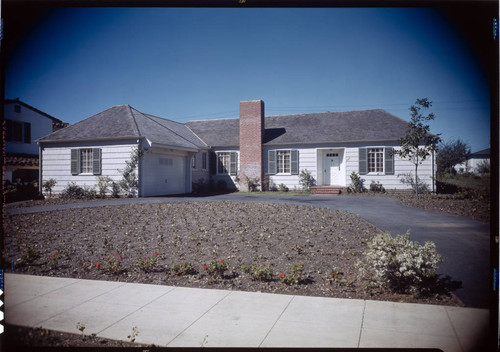 [Unidentified residential exteriors and landscaping]. Number 507