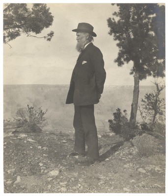John Muir at South Rim of Grand Canyon, Arizona