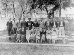 1925 Analy Union High School staff of the yearbook, Azalea