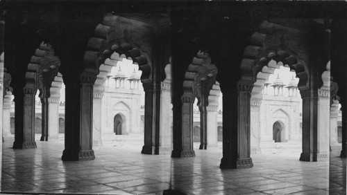 Interior of Pearl Mosque, Agra, India