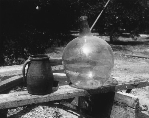 Carboy bottle and Earthen Pot [graphic]