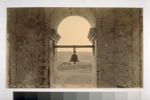 San Louis [i.e. Luis] Rey Mission Bell. No. 184