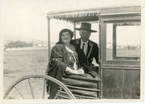 Attendees in Carriage at the Ventura County Fair