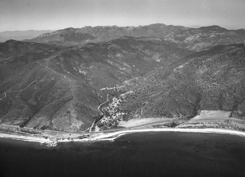 Leo Carrillo State Park, Pacific Coast Highway, looking north