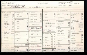 WPA household census for 1301 ARABIC ST, Los Angeles County