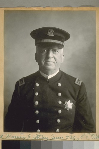 Capt. Henry J. O'Day, S.F. [San Francisco] Police Dept