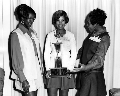 Scene at Miss Black Santa Ana Pageant in 1969