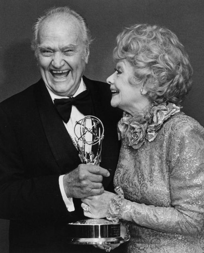 Red Skelton and Lucille Ball at Emmy Awards