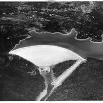 Artist's conception of the proposed Auburn Dam