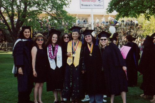 First graduating class from the California State University, Northridge Women's Studies Department, May 29, 2002