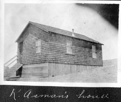 Karl Asman's house at Bodega Bay, about 1920