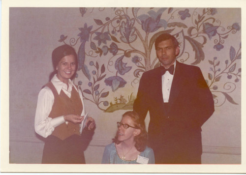 Gay Banowsky, Phyllis Dorman, a man guest