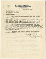 Letter from William Randolph Hearst to Julia Morgan, November 24, 1928