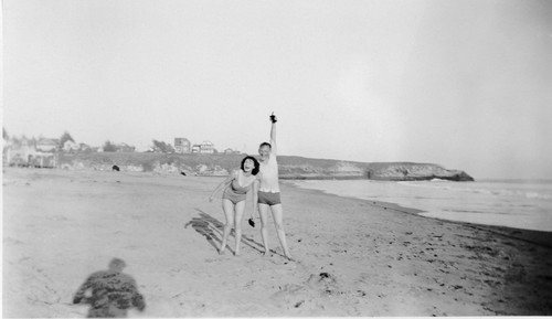 Phil and Dotty Mack on Main Beach