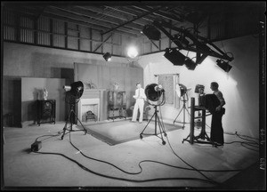 Studio shots, taking photos, Whittington, Southern California, 1929