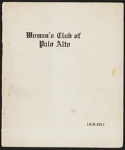 15th Annual Announcement of the Woman's Club of Palo Alto: 1910-1911