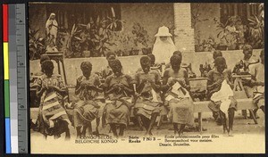 Mission sewing school, Congo, ca.1920-1940