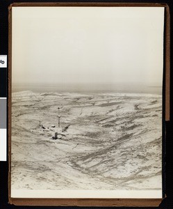 Five panel panorama of the Kettleman Hills Oil Field, in March 1931