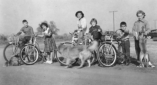 Neighborhood Kids, 1957 in Porterville, Calif