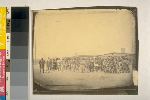 Group of Indian chiefs and others, Fort Mojave