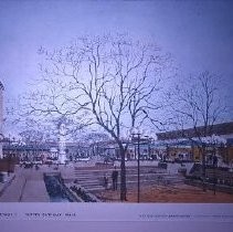 Rendering of the K Street Mall, phase 1