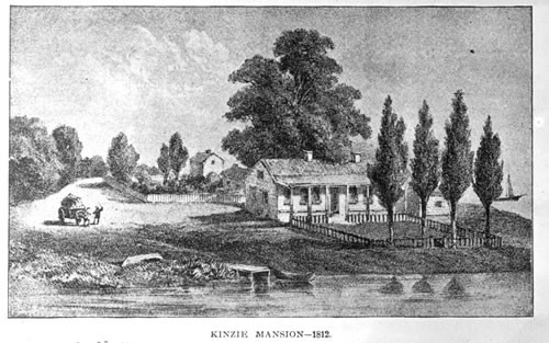 Kinzie Mansion, 1812, Chicago