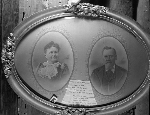 James Hillman Case, January 30, 1840 - August 12, 1911 and Mary Elizabeth (Folks) Case, January 16, 1845 - December 10, 1926