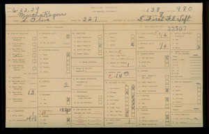 WPA household census for 327 S OLIVE, Los Angeles