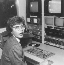 Woman in Newsroom