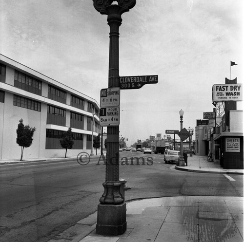 Intersection, Los Angeles, 1972