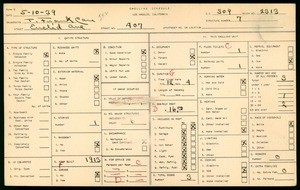 WPA household census for 407 EUCLID AVE, Los Angeles