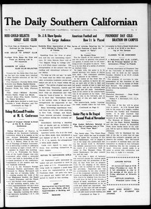 The Daily Southern Californian, Vol. 5, No. 10, October 01, 1914