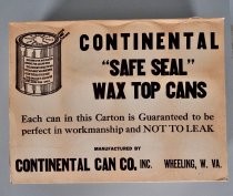 Wax top cans