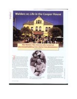 Walden; or, Life in the Cooper House Max Walden: The Visionary who turned an abandoned building into a Santa Cruz phenomenon