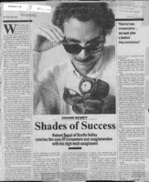 Shades of Success: Robert Bucci of Scotts Valley catches the eyes of consumers and conglomerates with his high-tech sunglasses