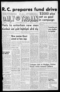 Daily Trojan, Vol. 36, No. 73, March 07, 1945