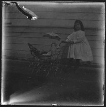 Girl & doll carriage