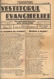 The herald of Gospel, 1947, vol, 3, no. 8 = Vestitorul Evangheliei, 1947, anul III, nr 8