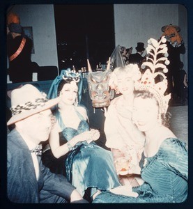East Asian costume party, Calif., ca. 1950s