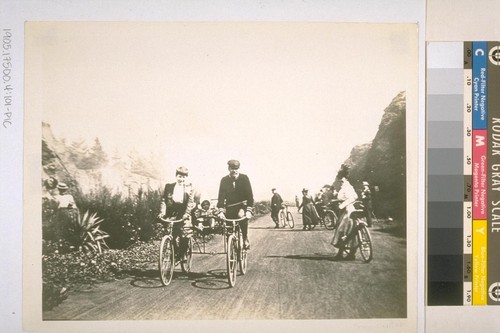 Bicycling in Golden Gate Park. 1890