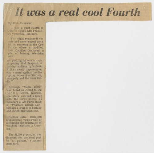 It was a Real Cool Fourth (Media Burn Scrapbook)