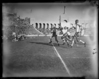 Play between USC and UCLA the Coliseum, Los Angeles, 1935