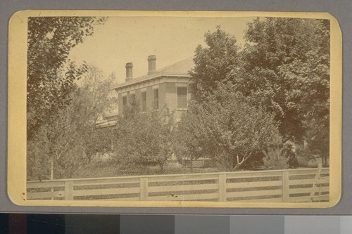 [Unidentified building. Photograph by Forester Clark, North Belvedere, Ill.]