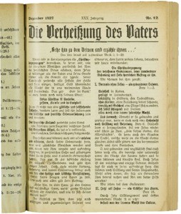 Die Verheissung des Vaters und der Sieg des Kreuzes, 1937, nr. 12