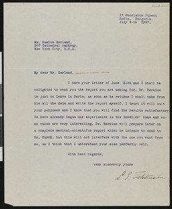 L.E. Feldmahn, letter, 1927-07-04, to Hamlin Garland